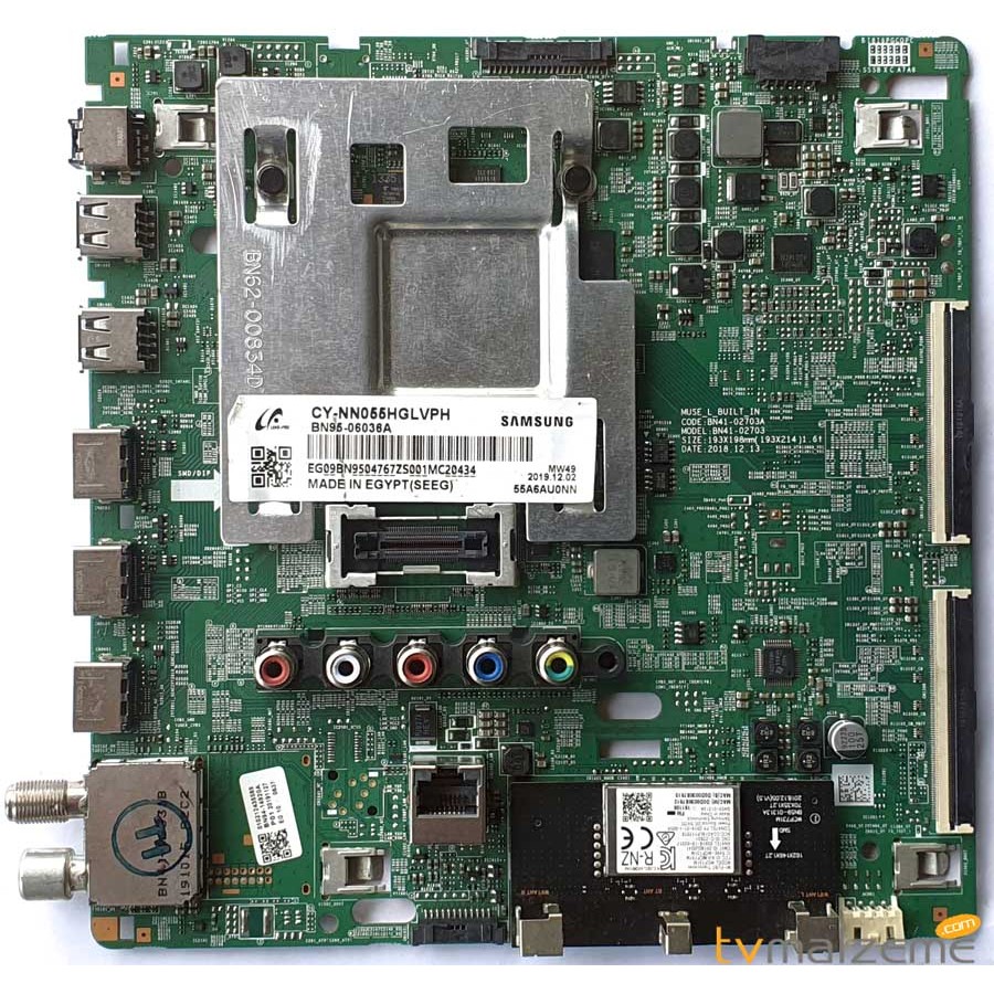 BN94-14920A, SAMSUNG, UE55RU7105U,BN41-02703A, ANAKART, MAIN BOARD