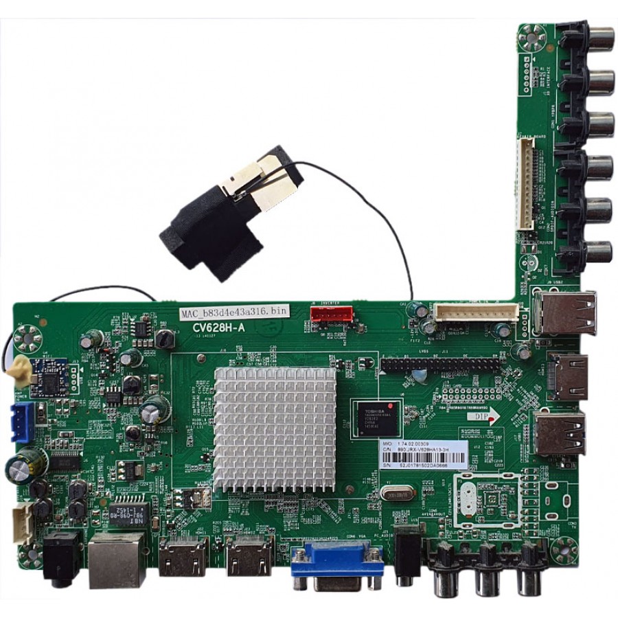 CV628H-A ,SANYO ,LE127S15SM ,CV628H-A , T1501-78K , 890.JRX-V628HA13-3H ,ANAKART ,MAIN BOARD