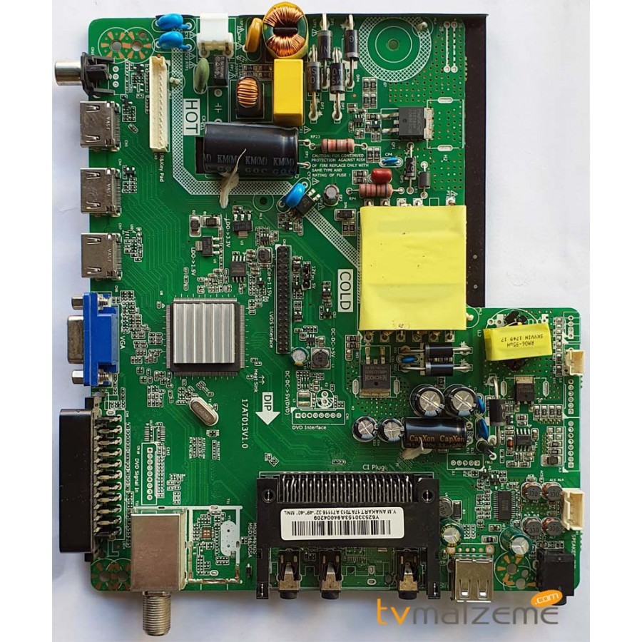17AT013V1.0 ,WOON ,WN40LED013-0002 ,ANAKART ,MAİN BOARD