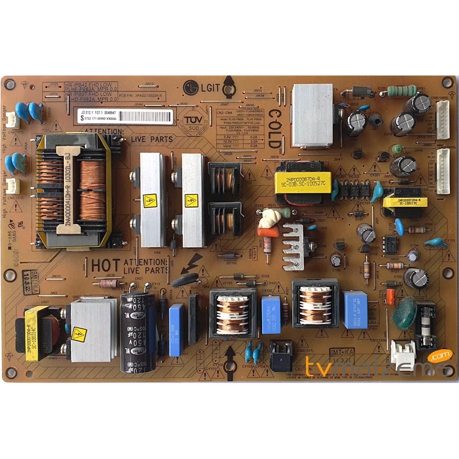 3PAGC10020A-R ,HR IPB37 FHD LOW ,PLHD-P982A MPR 0.0 ,PHILIPS 37PFL5405-12 ,POWER BOARD ,PSU