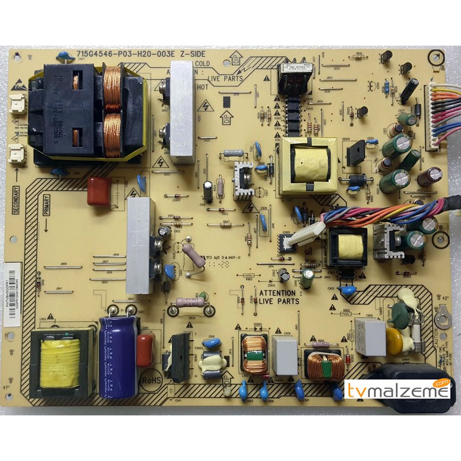 715G4546-P03-H20-003E, PHİLİPS ,42PFL4606H-12 ,47PFL4606H-12 ,POWER BOARD ,PSU