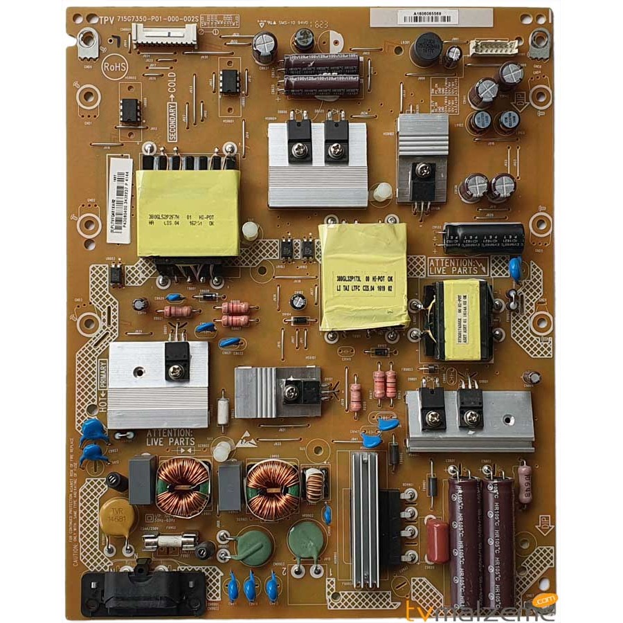 715G7350-P01-000-002S , PLTVFQ461XAR2 , PLTVF0461XA02 , 43PUS6401-12 , POWER BOARD , PHILIPS BESLEME