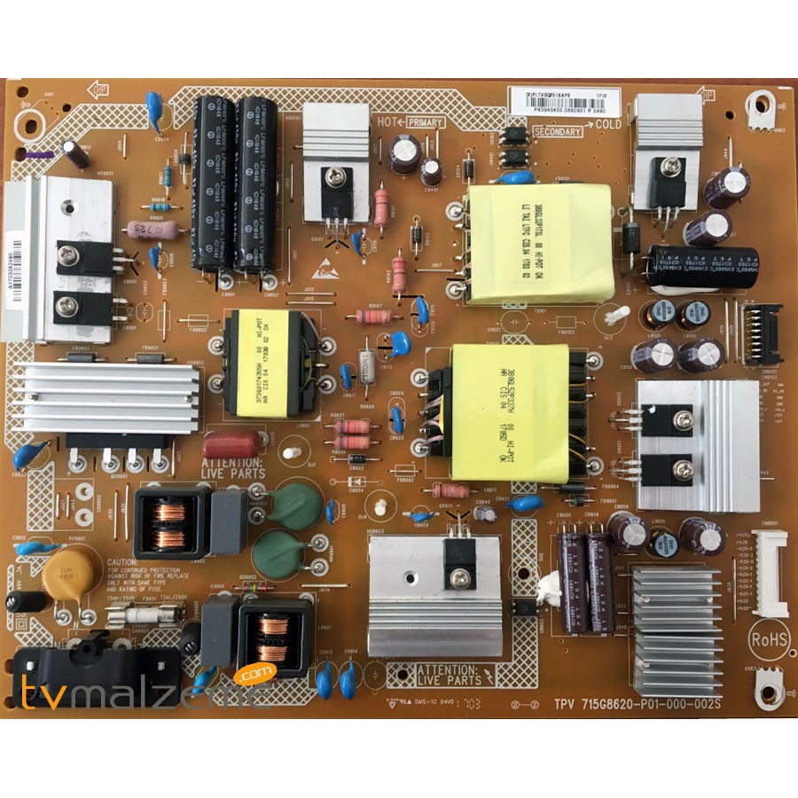 715G8620-P01-000-002S , TPT430U3 , 43PUS6262 , 43PUS6412 ,POWER BOARD ,PSU