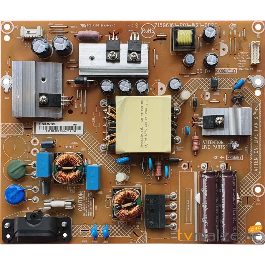 PHILIPS ,32PFK4309-12 ,715G6161-P01-W21-002E ,PLTVDL264XAT5 ,POWER BOARD ,POWER SUPPLY PHILIPS ,32PFK4309-12 ,715G6161-P01-W21-002E ,PLTVDL264XAT5 ,POWER BOARD ,POWER SUPPLY