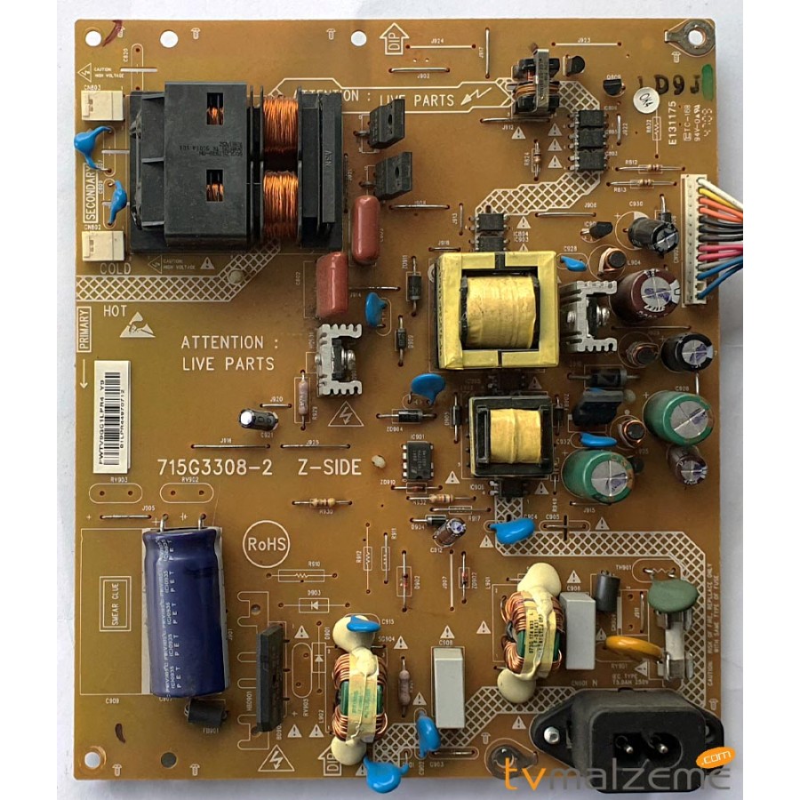 PHİLİPS ,32PFL3404-12 ,715G3308-2 ,PWTV9GC1LPR4 ,POWER BOARD ,POWER SUPPLY