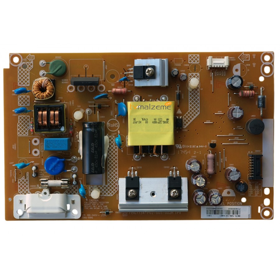 PHİLİPS 32PHS4032/12 715G7734-P02-005-002H W PLTVHL241XAB1 POWER BOARD POWER SUPPLY