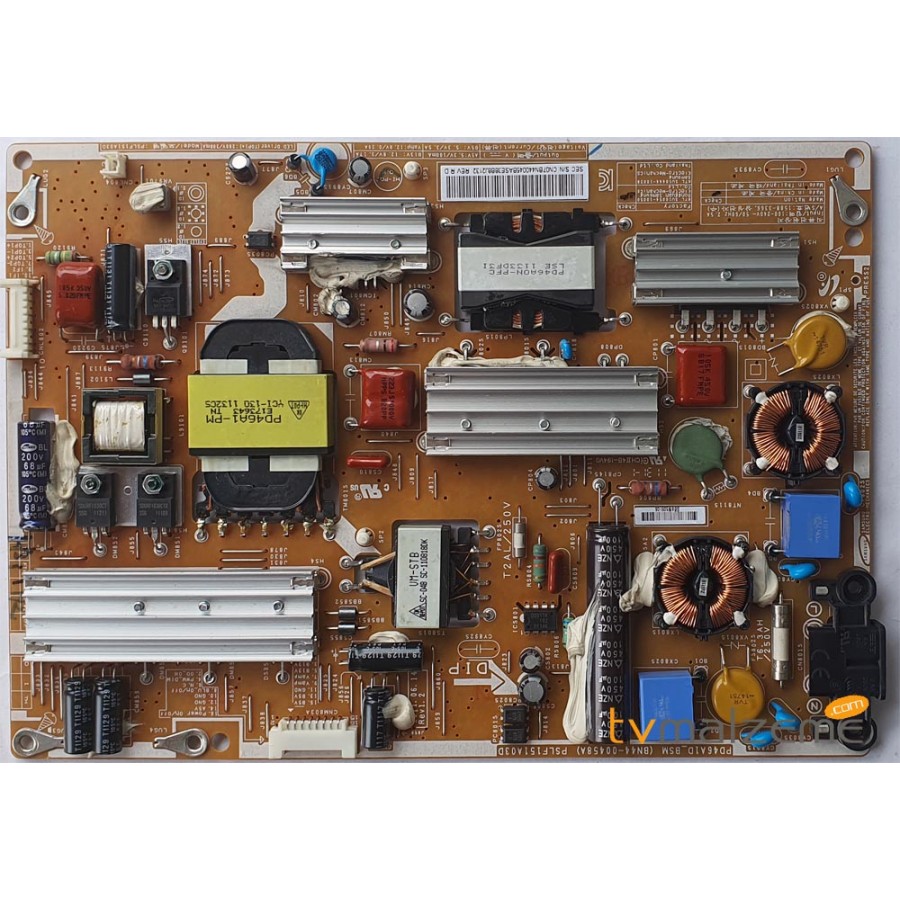 SAMSUNG UE46D6000 BN44-00458A PD46A1D_BSM POWER BOARD PSU SAMSUNG UE46D6000 BN44-00458A PD46A1D_BSM POWER BOARD PSU
