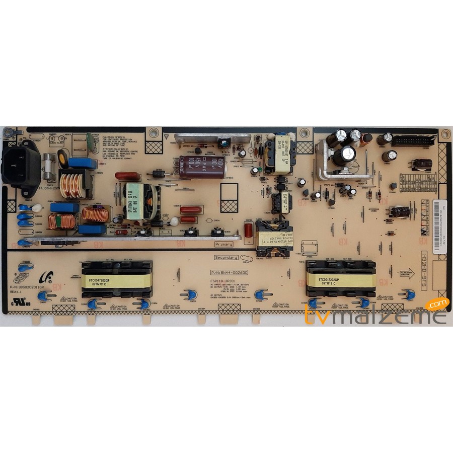 BN44-00260C ,FSP118-3PI01 ,H32HD-9FS ,POWER BOARD ,PSU BN44-00260C ,FSP118-3PI01 ,H32HD-9FS ,POWER BOARD ,PSU