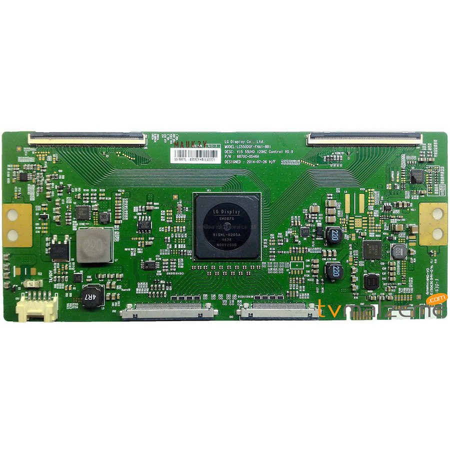 6870C-0546A , V15 55UHD 120Hz Control V0.9 , LC550DQF-FHA1-8B1 , T-Con Board