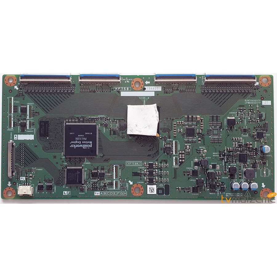 RUNTK4909TP, CPWBX4909TP, ZT, QPWBXF758WJN1, QKITPF758WJN1, KF758,15N42T, T-CON BOARD